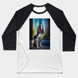 English Springer Spaniel Hittin' The Town Baseball T-Shirt